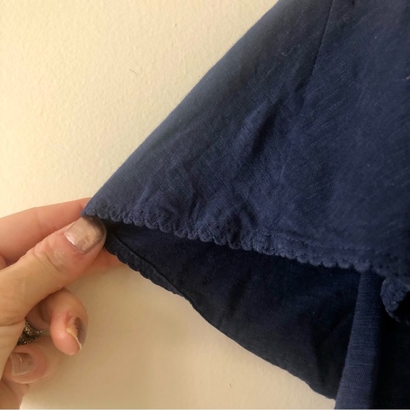 Lilly Pulitzer Wiley Ruffle Navy Blue Tube Top Size Small - Picture 7 of 8